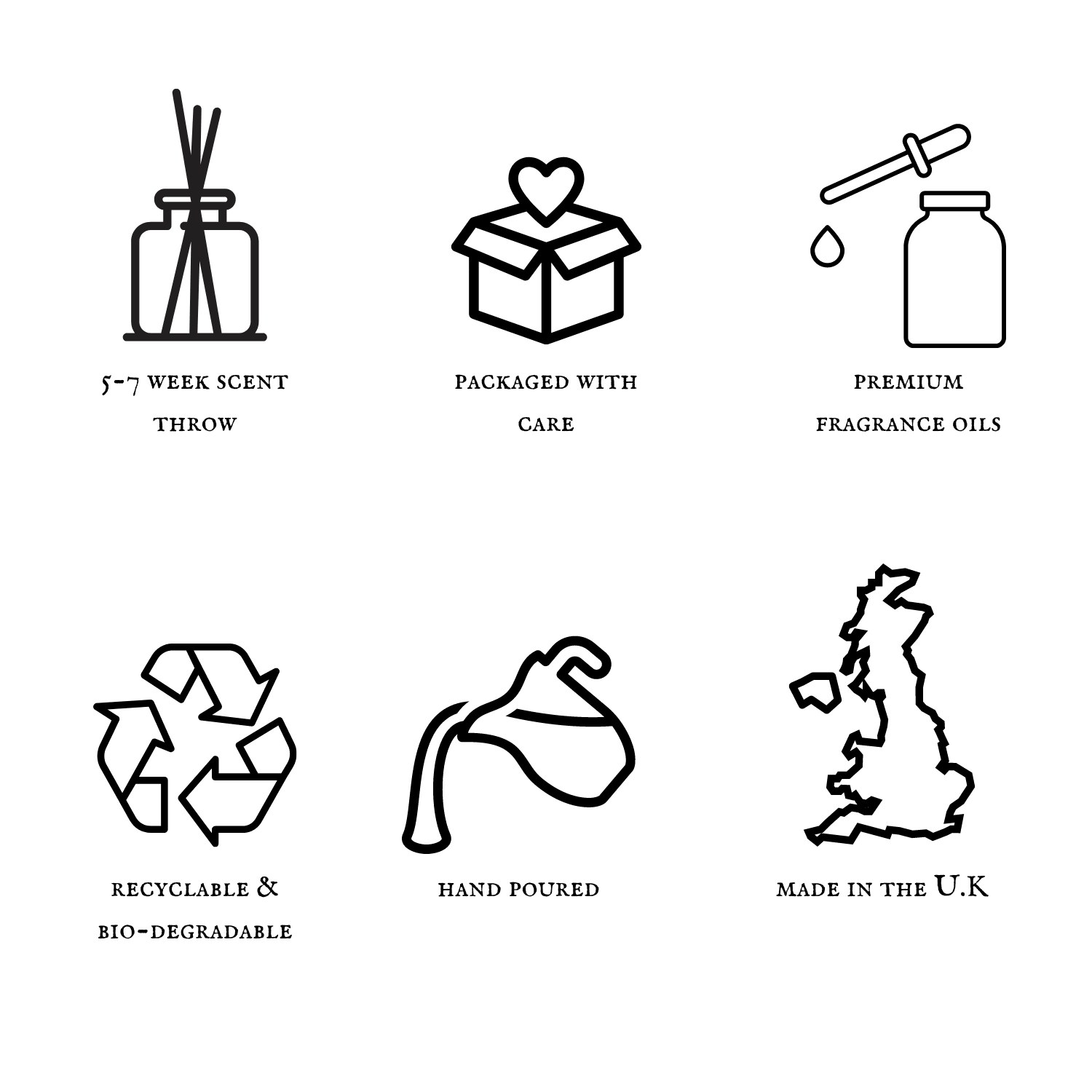 Vanilla | Reed Diffuser | Small - Reed Diffuser - Lottie Elizabeth Ltd